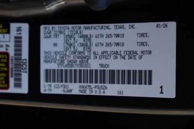 2026 Toyota Tundra SR5