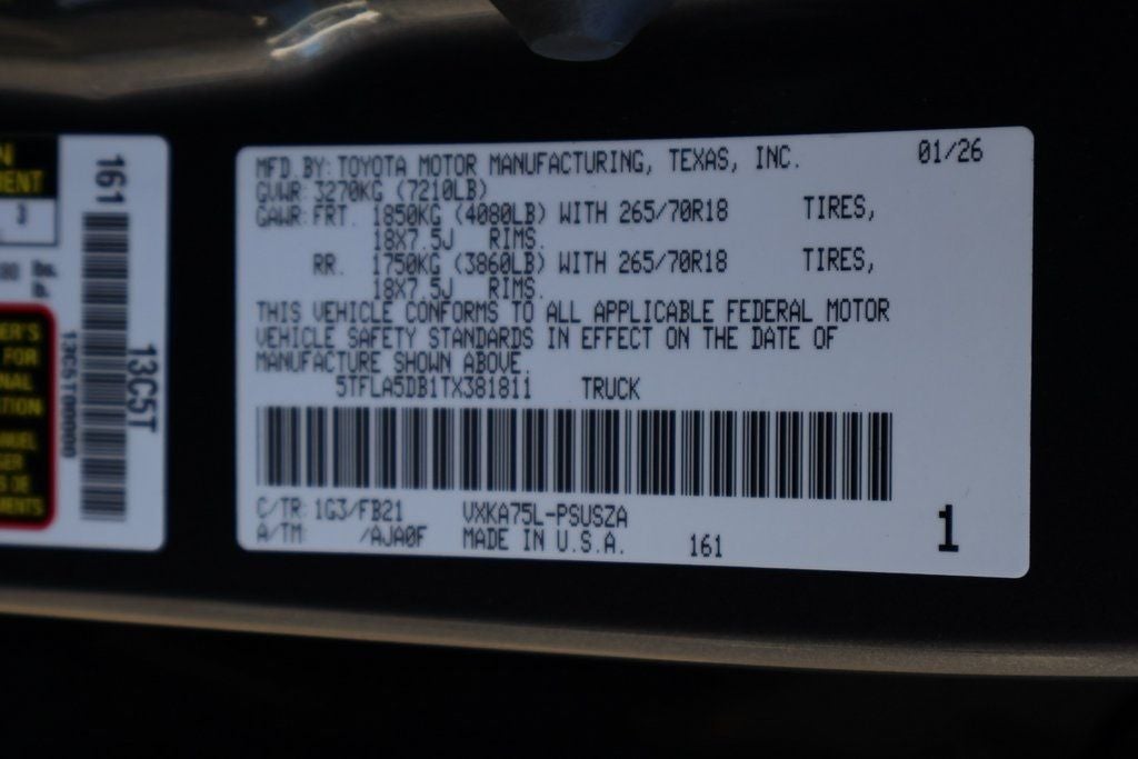 2026 Toyota Tundra SR5