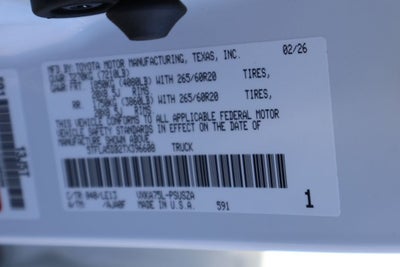 2026 Toyota Tundra SR5