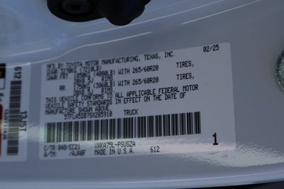 2025 Toyota Tundra SR5