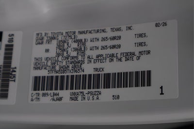 2026 Toyota Tundra 1794