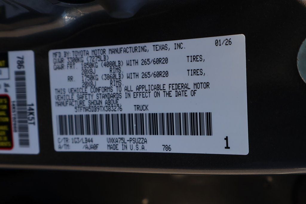 2026 Toyota Tundra 1794