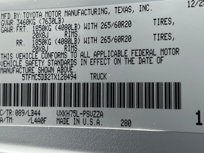 2026 Toyota Tundra Hybrid 1794 Edition