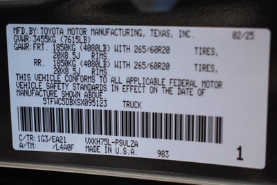 2025 Toyota Tundra Hybrid Limited