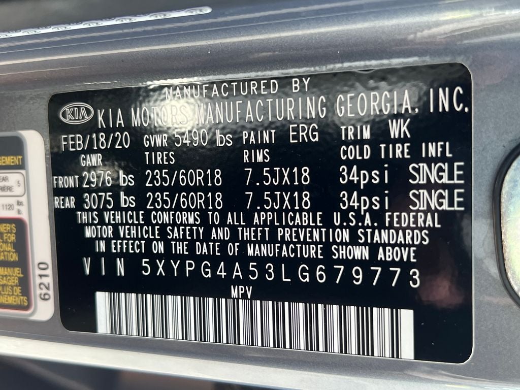 2020 Kia Sorento LX