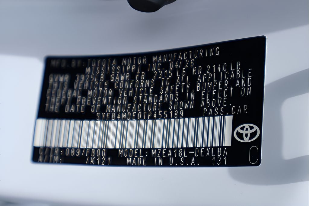 2026 Toyota Corolla LE