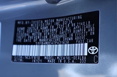 2026 Toyota Corolla LE