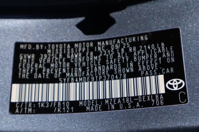 2026 Toyota Corolla LE