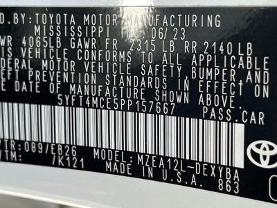 2023 Toyota Corolla XSE