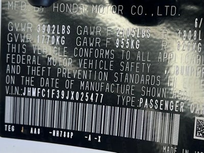 2018 Honda Civic EX-T