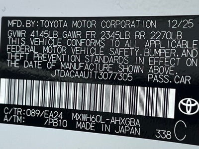 2026 Toyota Prius Nightshade