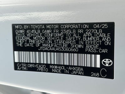 2025 Toyota Prius XLE