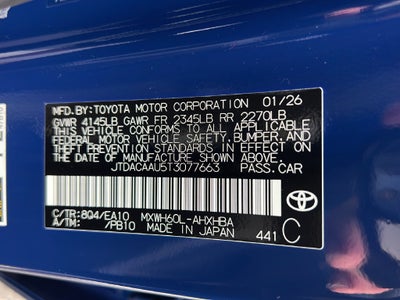 2026 Toyota Prius Limited