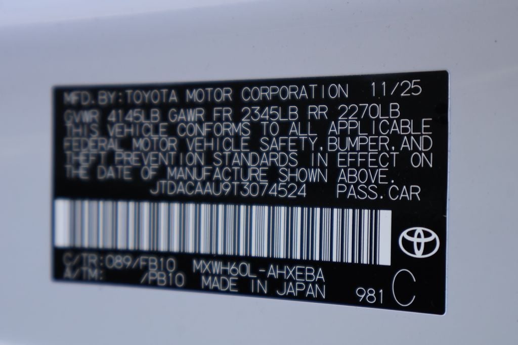 2026 Toyota Prius LE