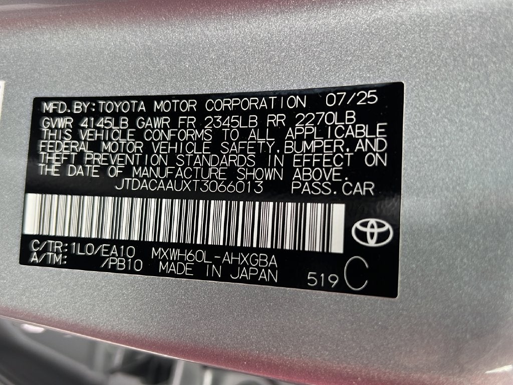 2026 Toyota Prius XLE