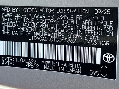 2026 Toyota Prius Plug-In Hybrid XSE Premium
