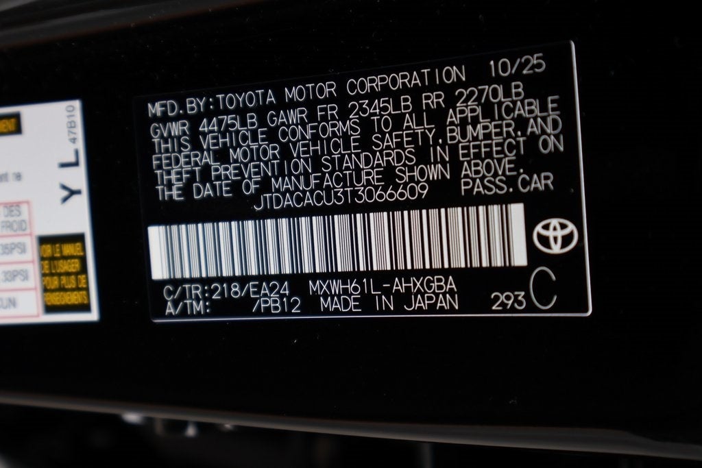 2026 Toyota Prius Plug-In Hybrid Nightshade