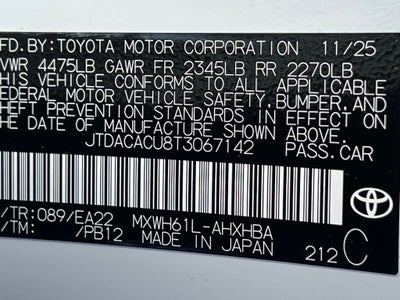 2026 Toyota Prius Plug-In Hybrid XSE Premium