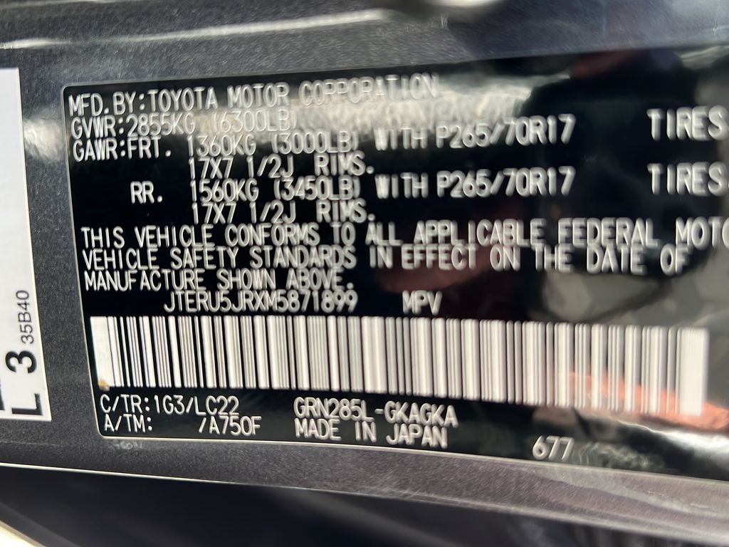 2021 Toyota 4Runner TRD Off-Road Premium