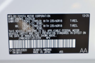 2026 Toyota bZ XLE Plus