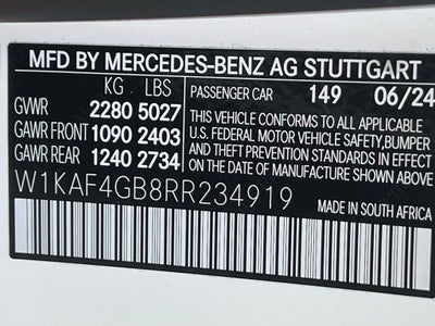 2024 Mercedes-Benz C-Class C 300