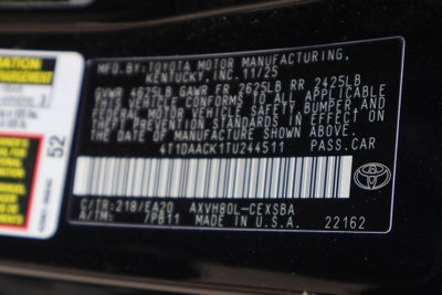 2026 Toyota Camry SE