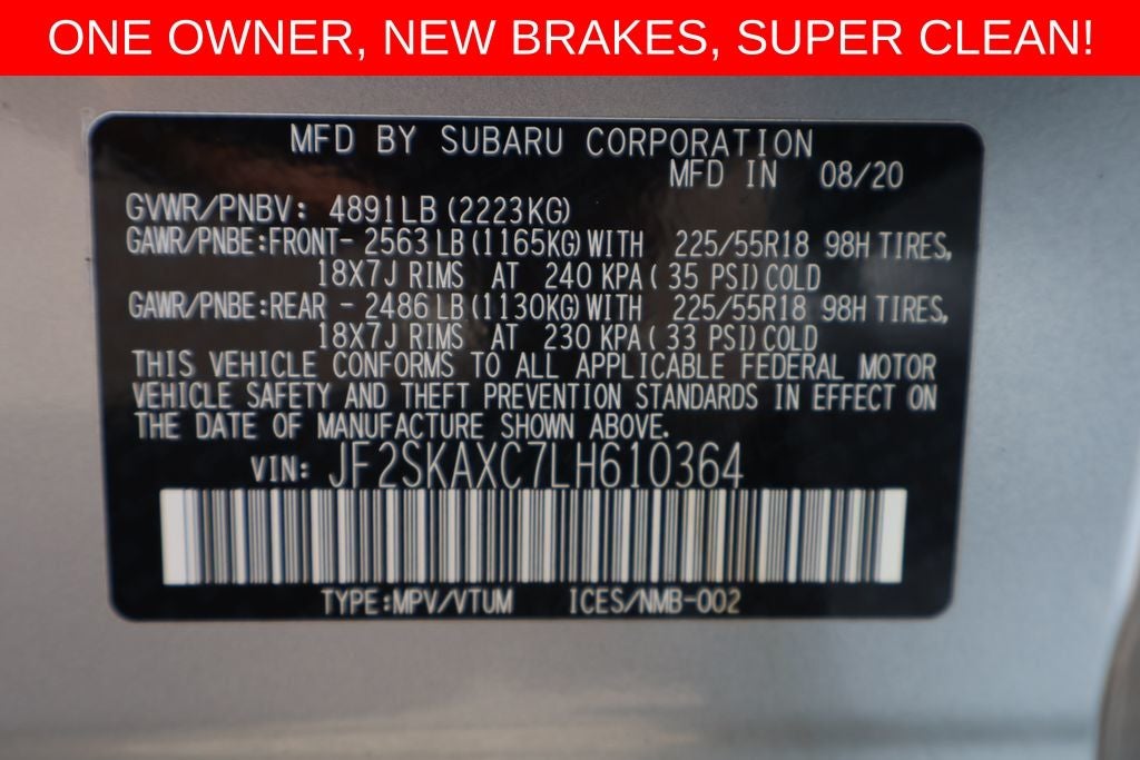 2020 Subaru Forester Touring