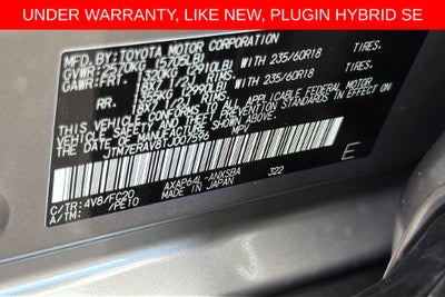 2026 Toyota RAV4 Plug-In Hybrid SE