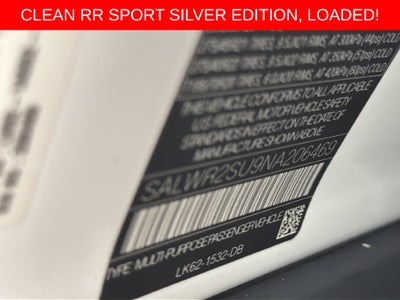 2022 Land Rover Range Rover Sport HSE Silver Edition