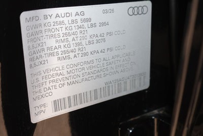 2026 Audi SQ5 Premium Plus quattro