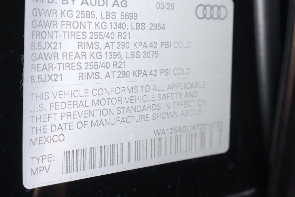 2026 Audi SQ5 Premium Plus quattro