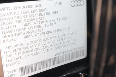 2026 Audi SQ5 Premium Plus quattro