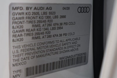 2026 Audi Q5 2.0T Premium Plus quattro