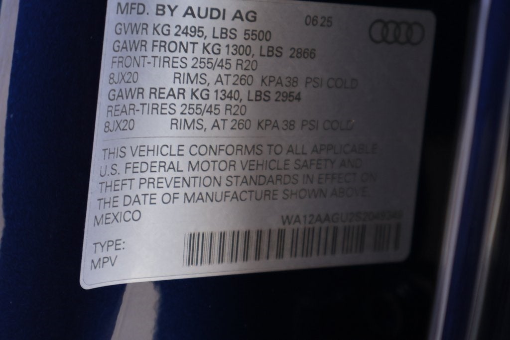 2025 Audi Q5 2.0T Premium Plus quattro