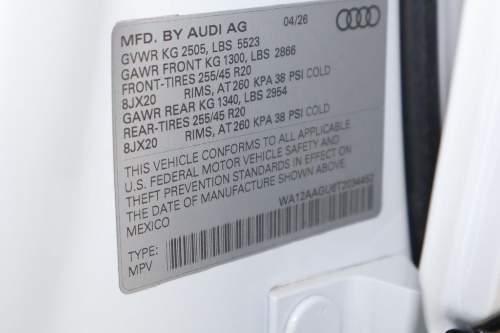 2026 Audi Q5 2.0T Premium Plus quattro