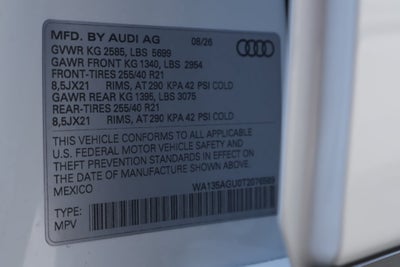 2026 Audi SQ5 Prestige quattro