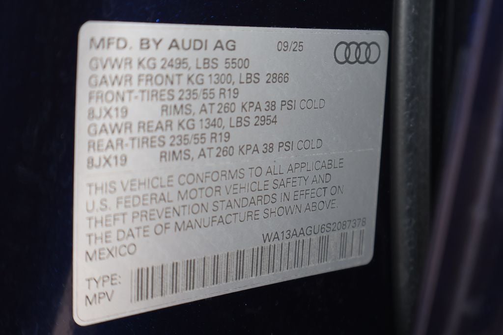2025 Audi Q5 2.0T Prestige quattro