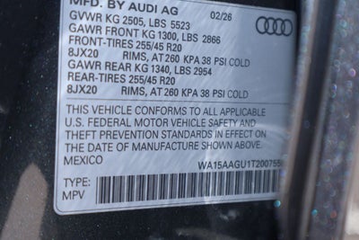 2026 Audi Q5 2.0T Premium Plus quattro