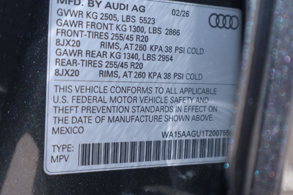 2026 Audi Q5 2.0T Premium Plus quattro