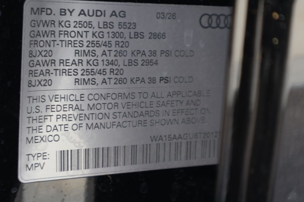 2026 Audi Q5 2.0T Premium Plus quattro