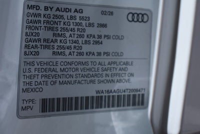 2026 Audi Q5 2.0T Prestige quattro