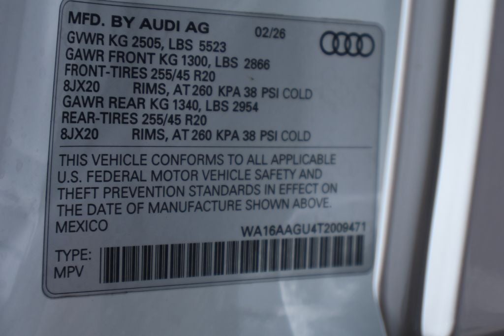 2026 Audi Q5 2.0T Prestige quattro