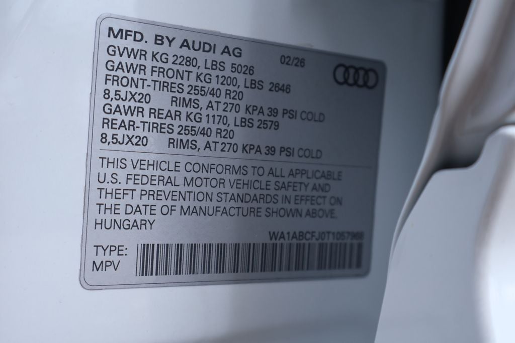 2026 Audi Q3 S line quattro