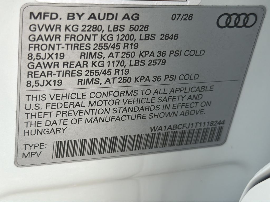 2026 Audi Q3 S line quattro