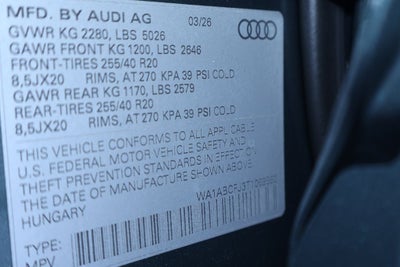 2026 Audi Q3 S line quattro