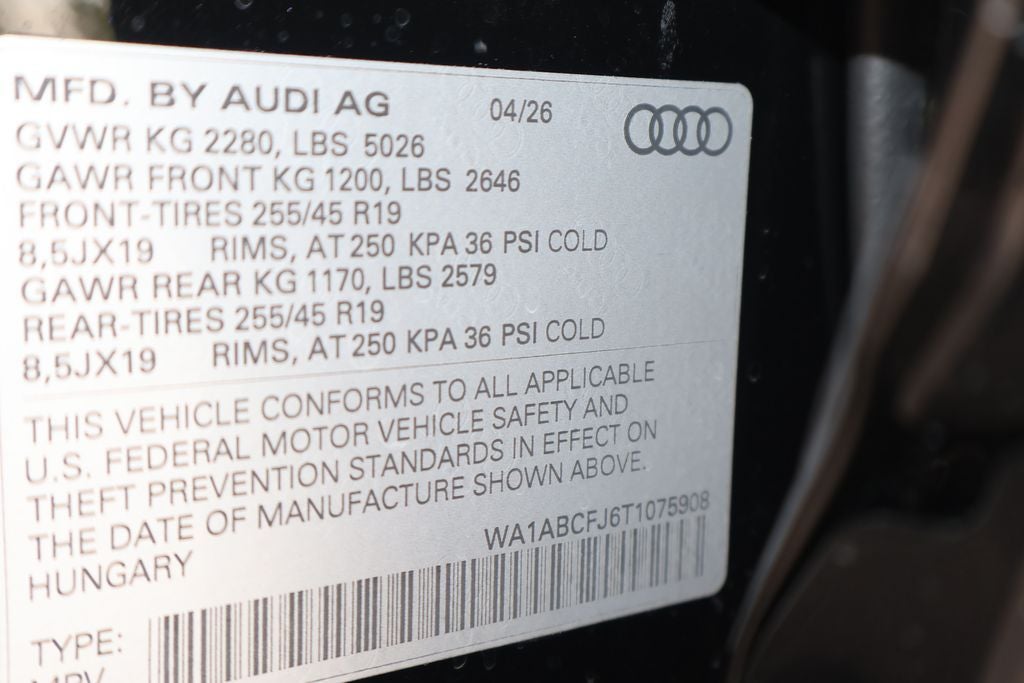 2026 Audi Q3 S line quattro