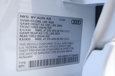 2026 Audi Q3 S line quattro