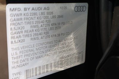 2026 Audi Q3 S Line quattro