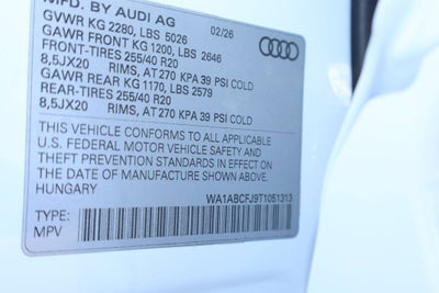 2026 Audi Q3 S Line quattro