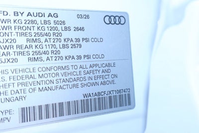 2026 Audi Q3 S line quattro